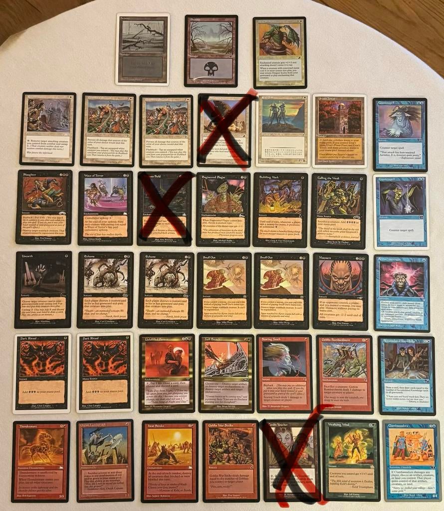 MTG Pre-Modern kaarten te koop, Ophalen of Verzenden, Zo goed als nieuw, Meerdere kaarten, Foil