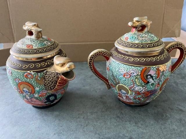 Chinees Thee set Gemerkt, Ophalen of Verzenden