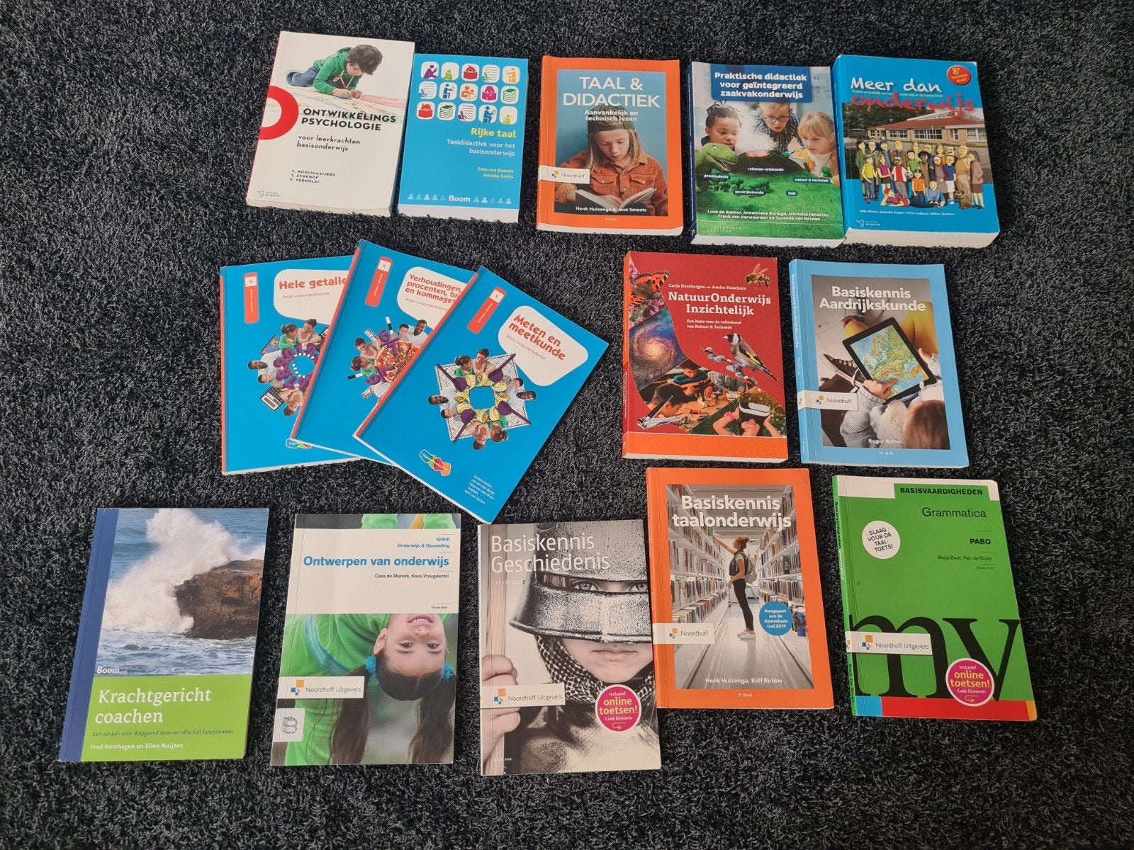 Diverse studieboeken voor de PABO, Ophalen of Verzenden, Alpha, Zo goed als nieuw, HBO