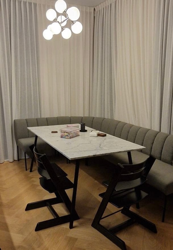 Marmeren eettafel unit14, Ophalen, Overige materialen, Gebruikt, 50 tot 100 cm