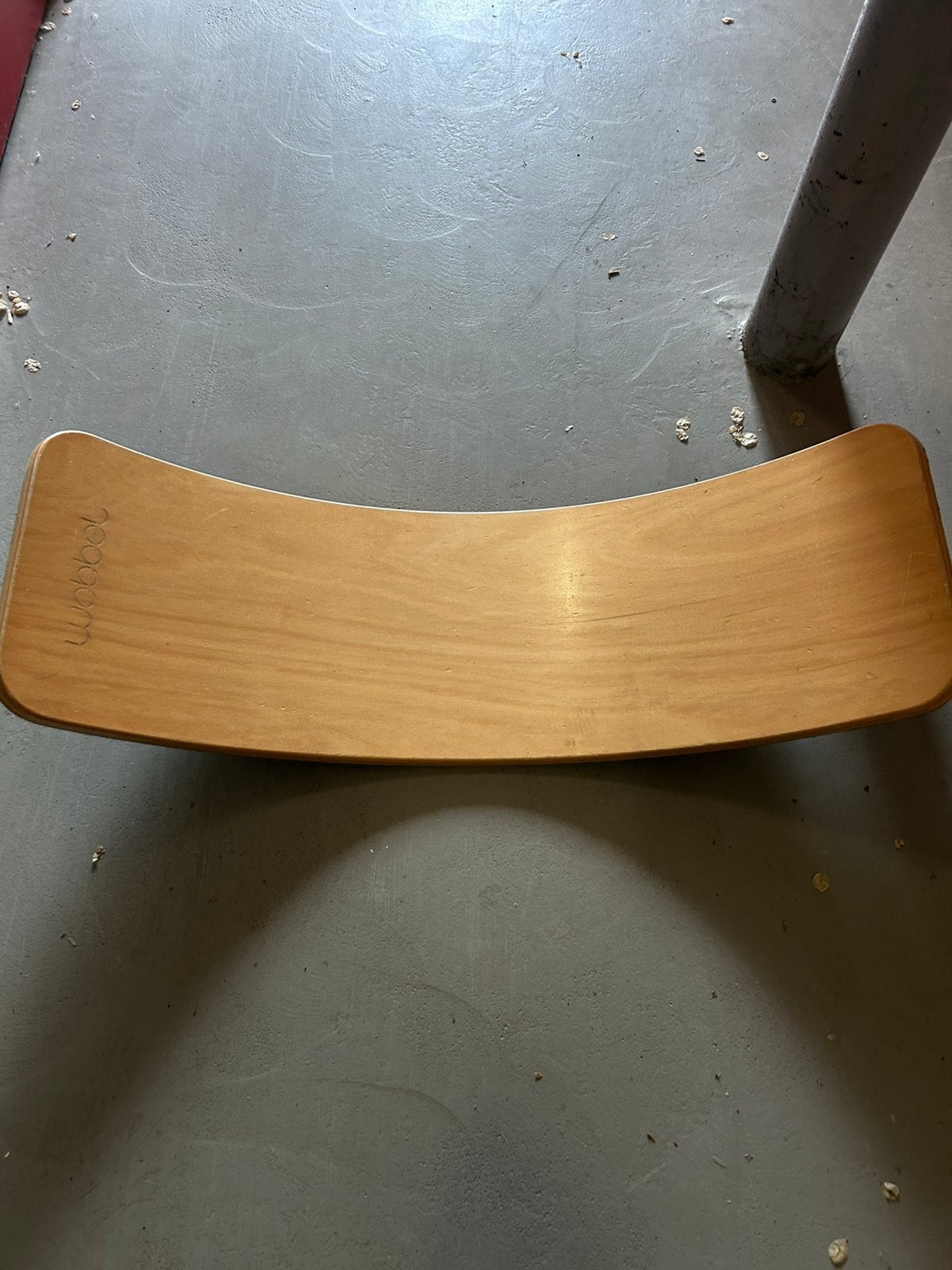 Origineel Wobbel Board met vilt – balansbord van hout, Ophalen, Zo goed als nieuw