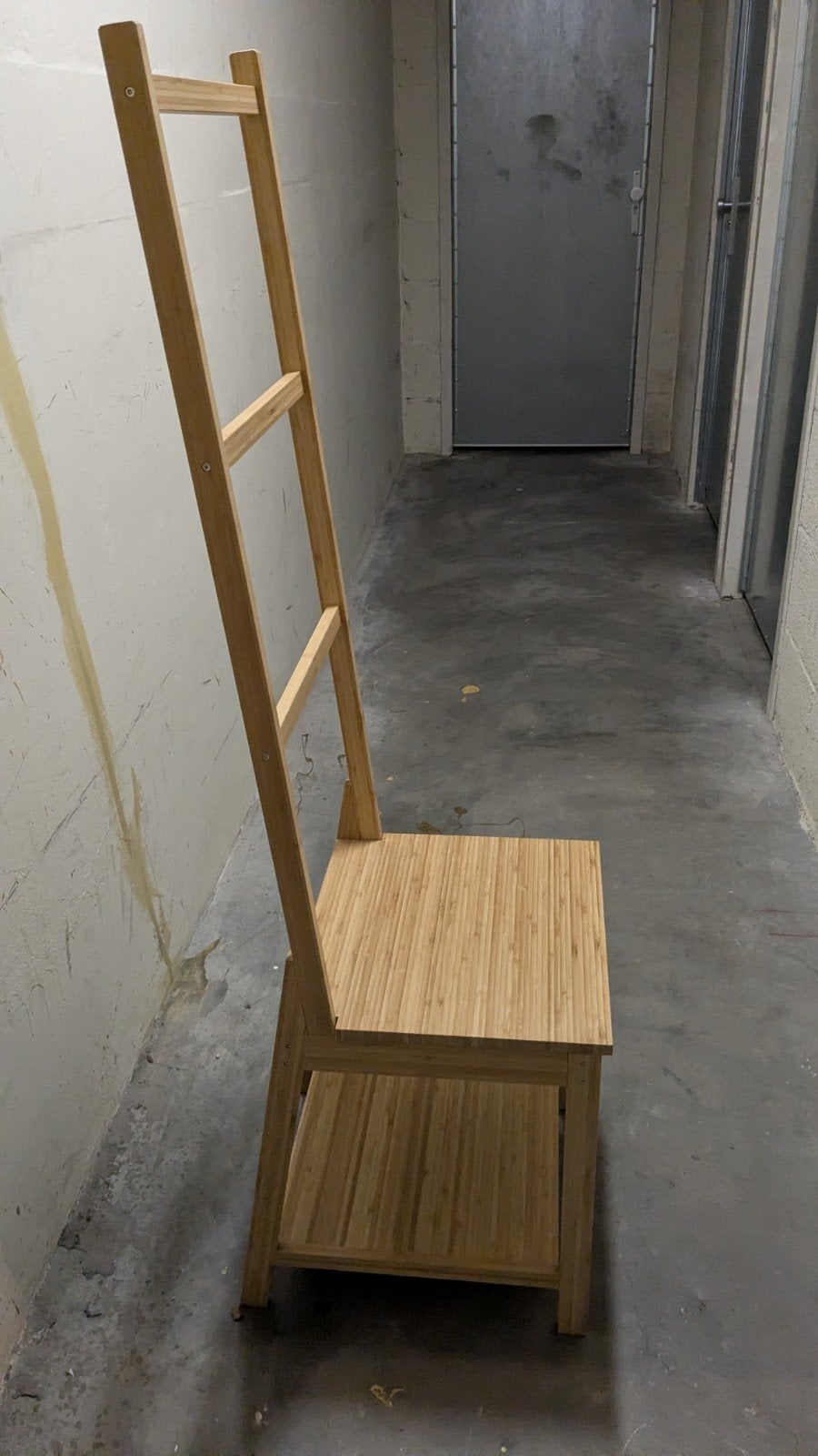 IKEA RÅGRUND Badkamer Handdoekstoel / Handdoekenrek, Handdoekenrek, Bruin, Zo goed als nieuw, Ophalen