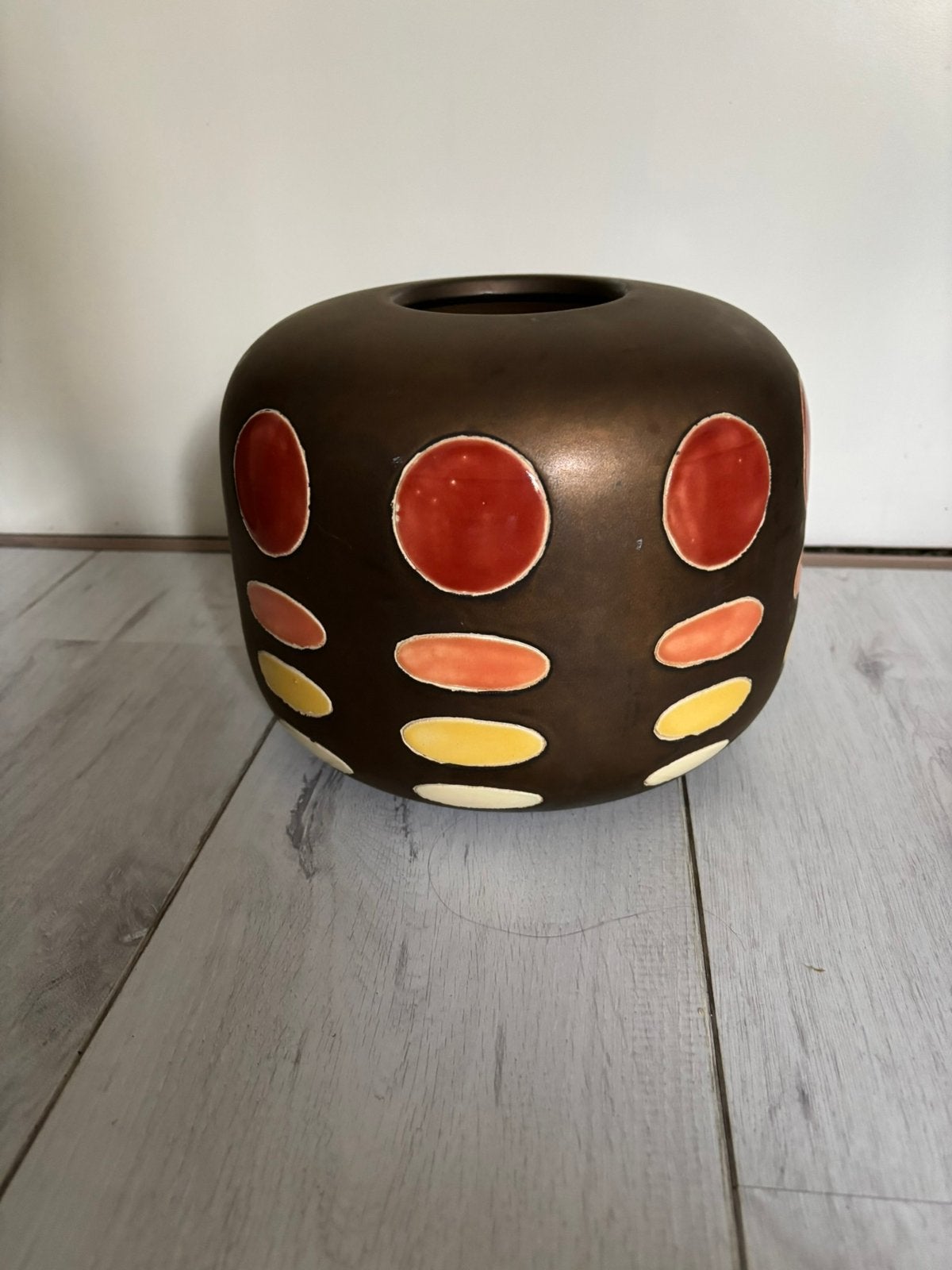 2 vazen, Overige kleuren, Ophalen of Verzenden, Minder dan 50 cm, Glas