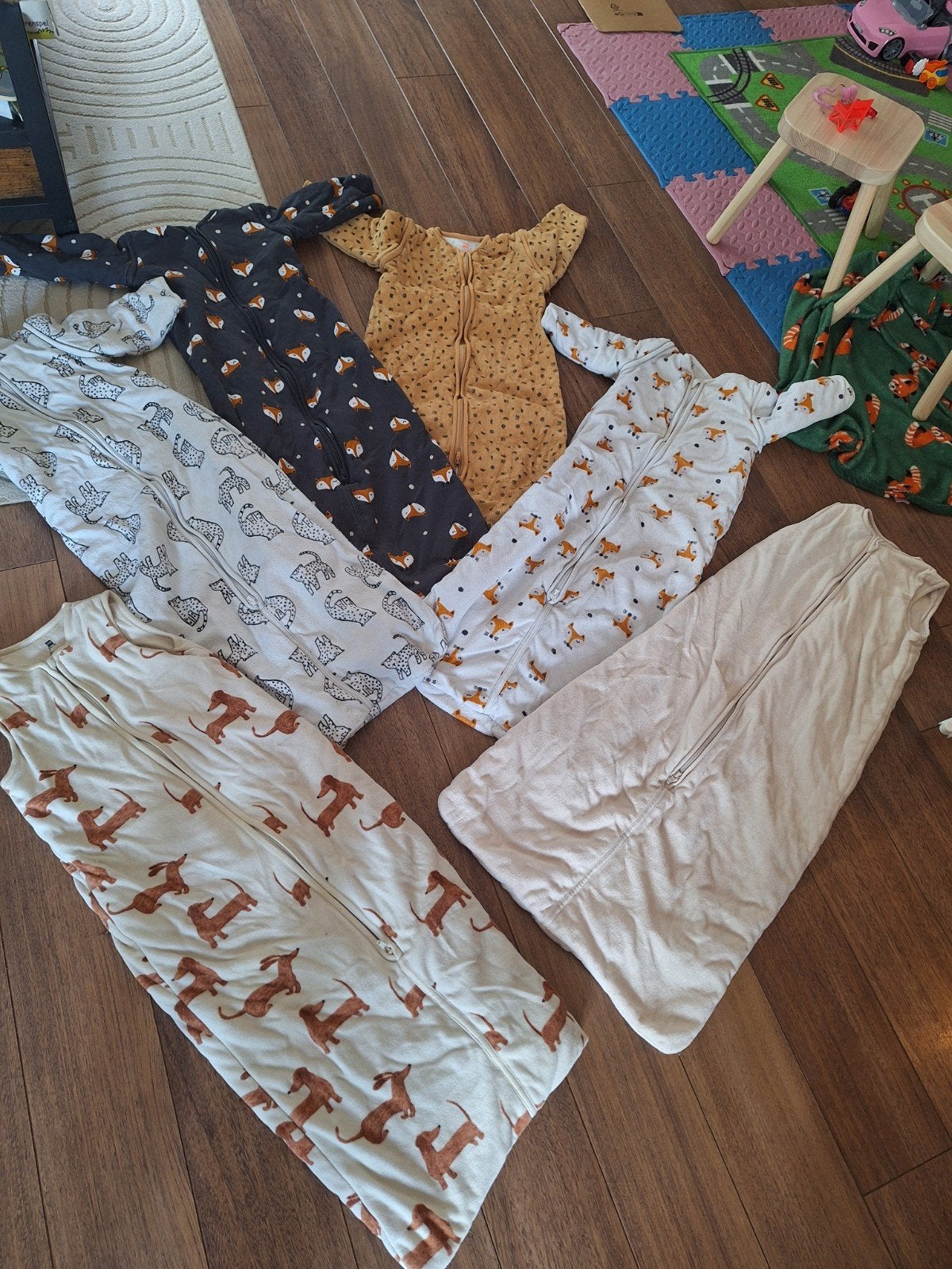 10 Hema slaapzakken zomer/winter maat 86/104, Kinderen en Baby's, Dekens, Slaapzakjes en Inbakerproducten, Ophalen, Gebruikt, Hema