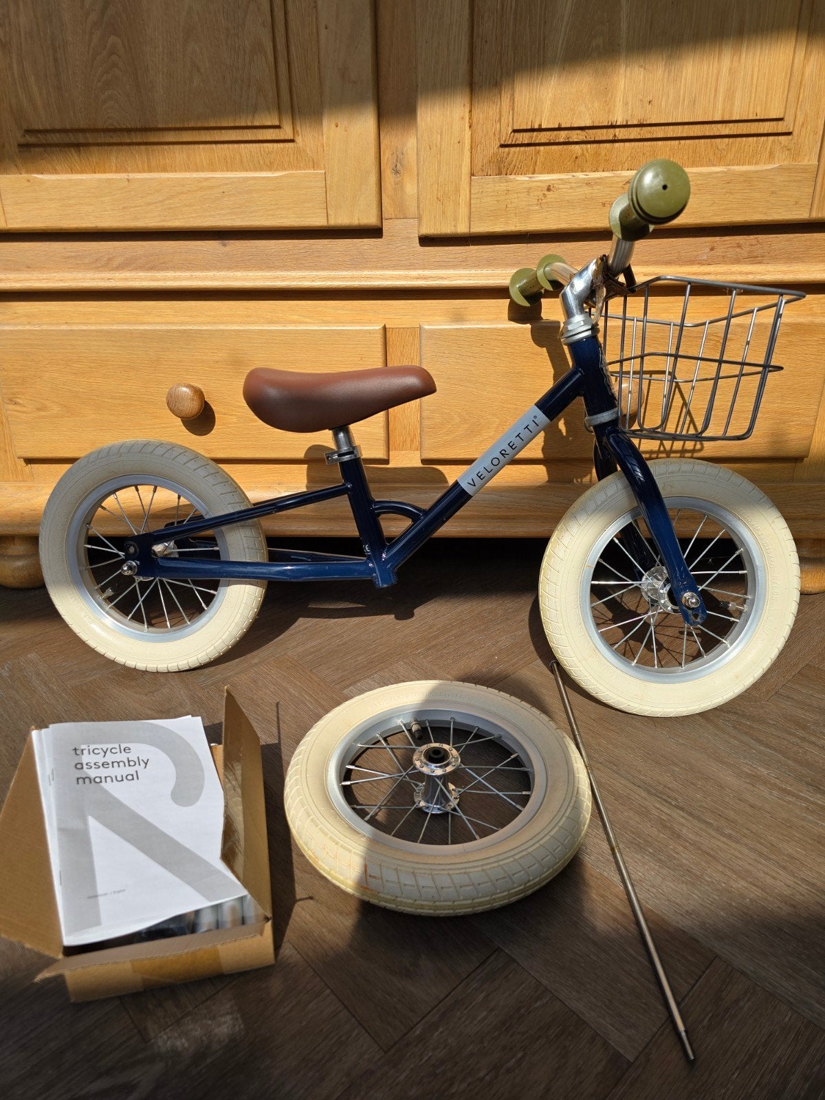 Veloretti loopfiets mini, tricycle, Ophalen, Zo goed als nieuw, Minder dan 16 inch