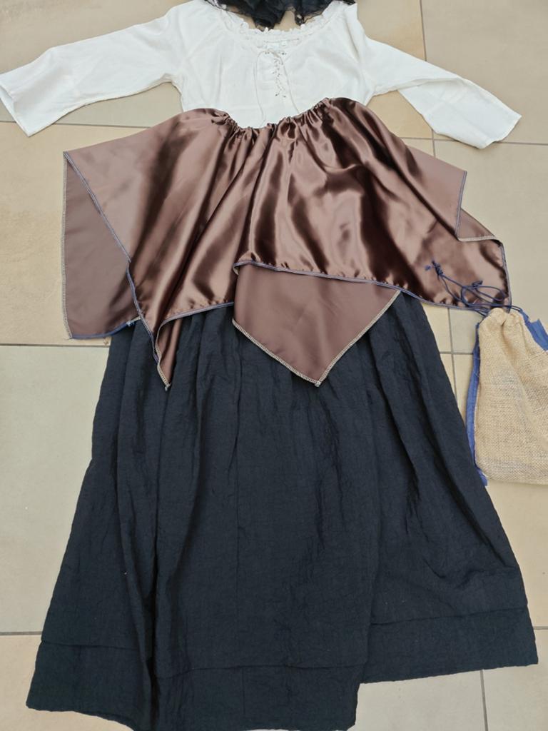 Historische kleding themafeest middeleeuwen, Ophalen of Verzenden, Zo goed als nieuw, Maat 36 (S), Carnaval