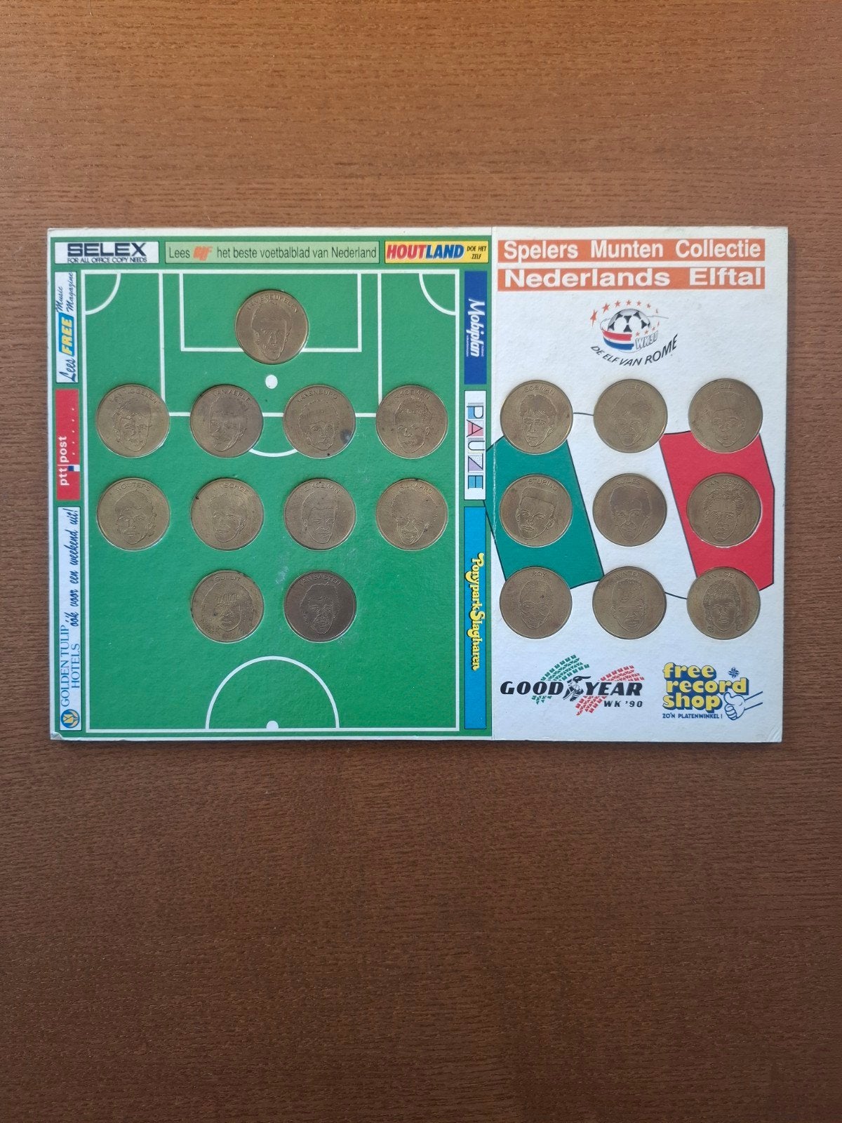 Spelers Munten Collectie Nederlands Elftal WK 1990, Ophalen