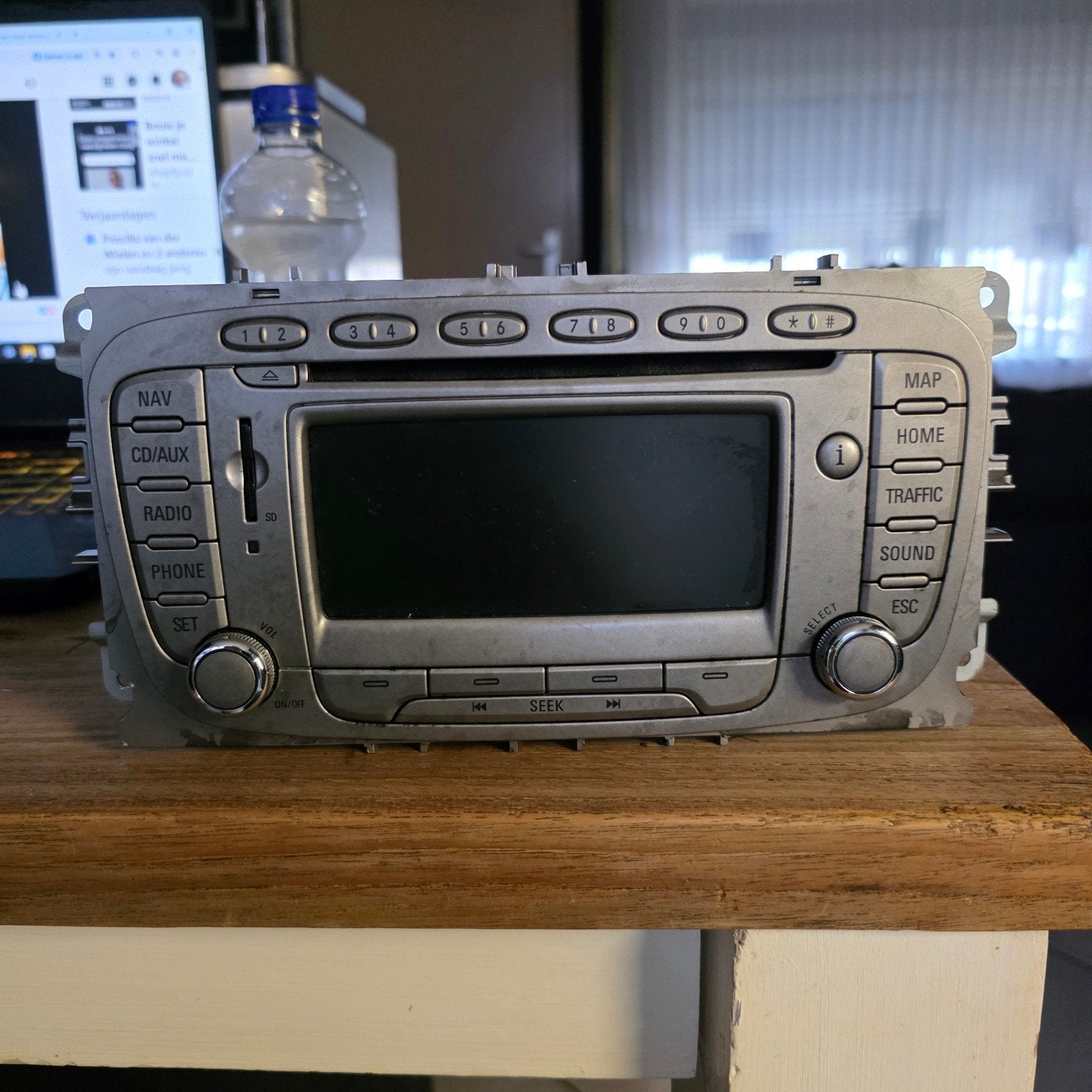 Ford navigatiesysteem/radio - Gebruikt, Ophalen of Verzenden, Gebruikt