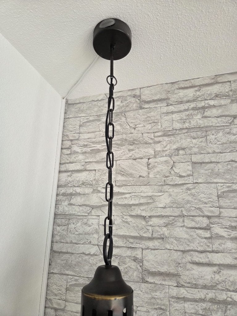 Riverdale Boston Hanglamp Metaal Donkergrijs, Ophalen of Verzenden, Zo goed als nieuw, Metaal