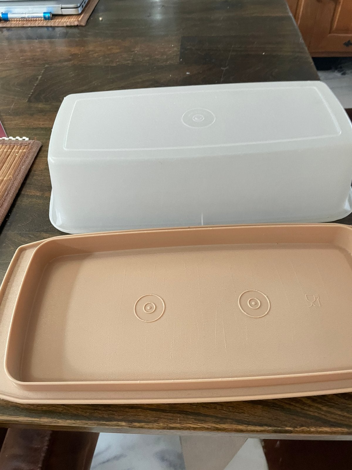 Tupperware doos lxhxd 33x11x14 cm., Ophalen of Verzenden, Zo goed als nieuw, Overige typen