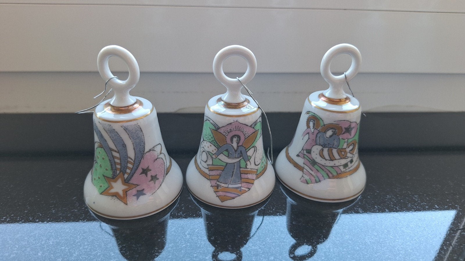 Vintage kerstklokjes Ole Winther, Antiek en Kunst, Ophalen of Verzenden