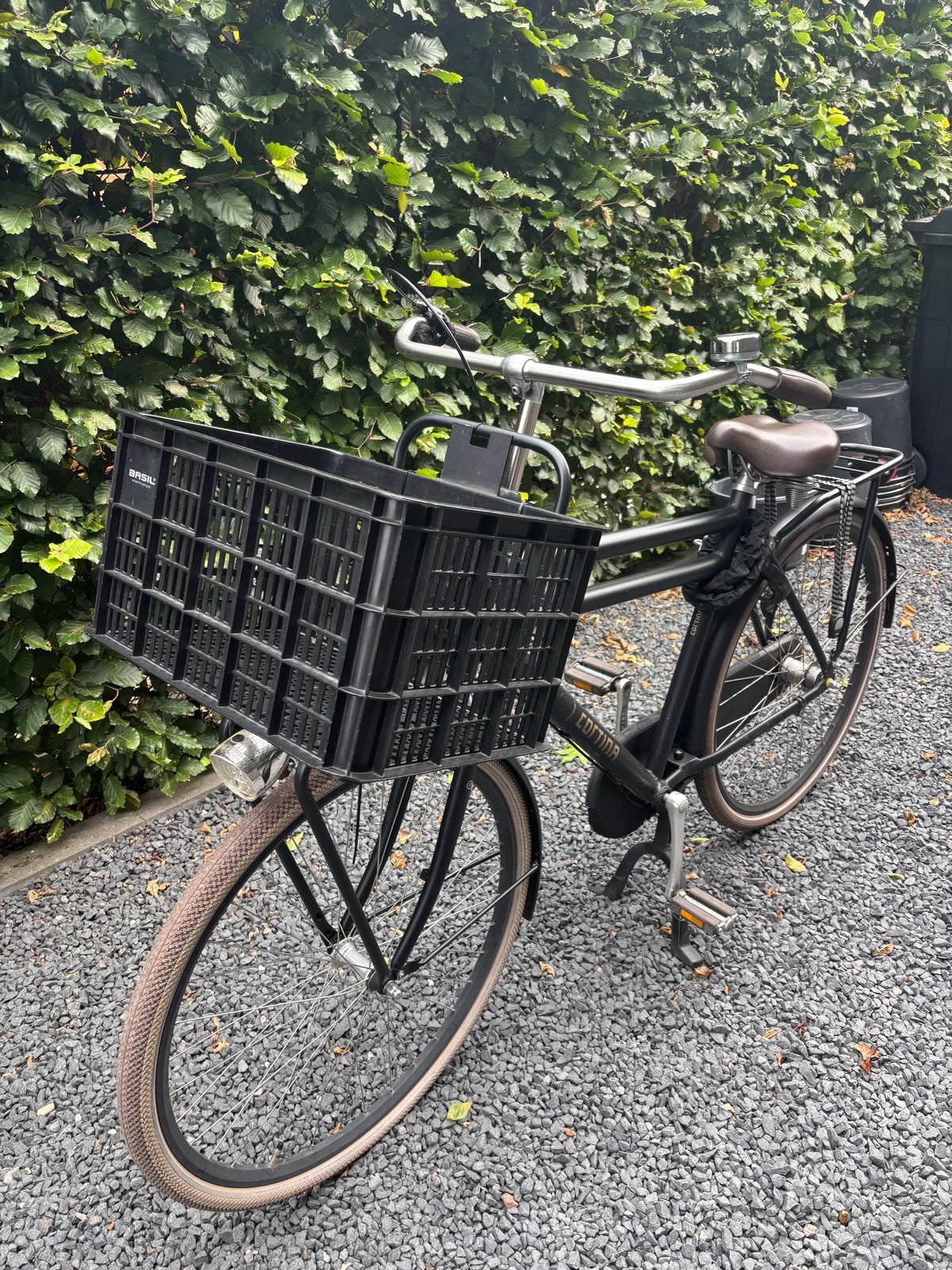 Cortina Transportfiets Herenfiets Zwart met Mand, Versnellingen, Trommelrem, Ophalen, Overige merken