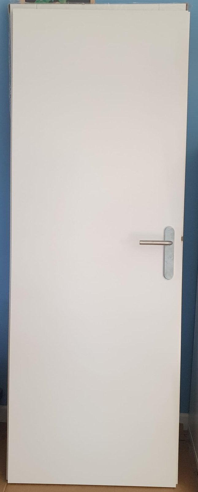 Binnenboarddeur volspaan, gelakt, opdek, rechtsdraaiend, Doe-het-zelf en Verbouw, Ophalen, Minder dan 80 cm, Binnendeur, Nieuw