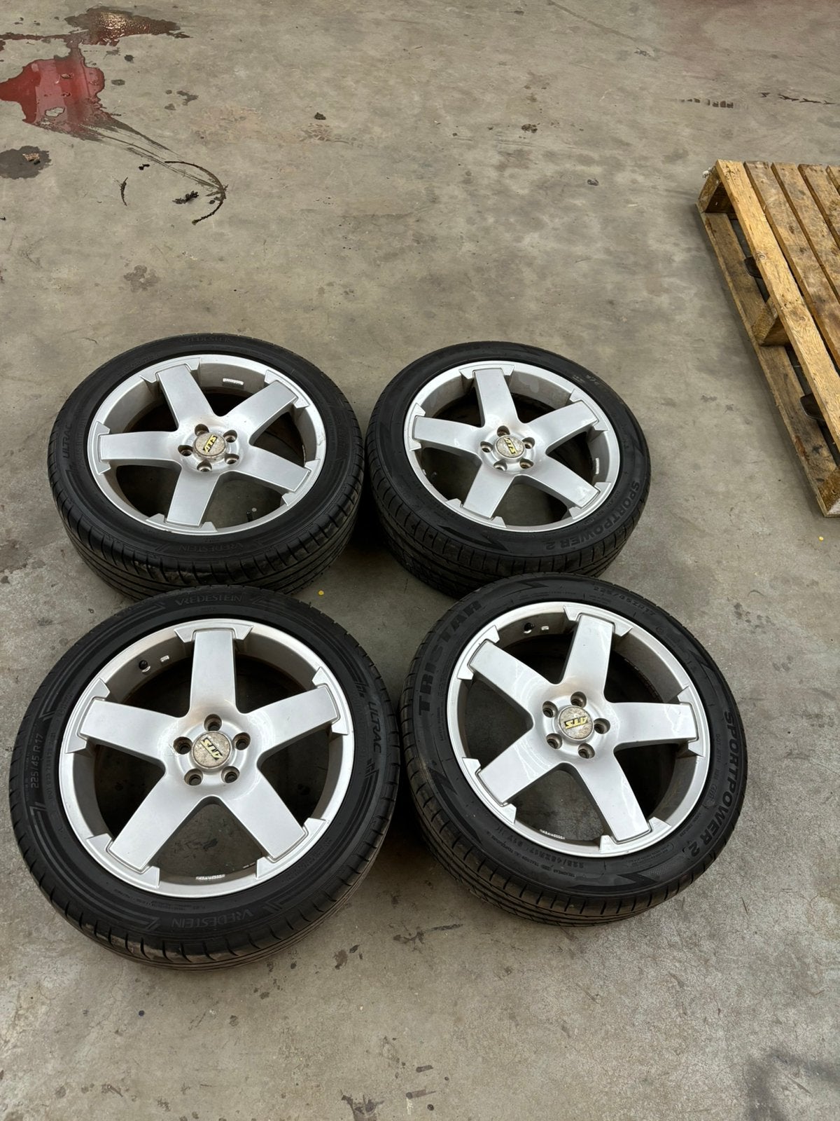 5x100 17 inch ATS velgen met goede banden, Auto-onderdelen, Banden en Velgen, Ophalen, 17 inch, Band(en), Zomerbanden