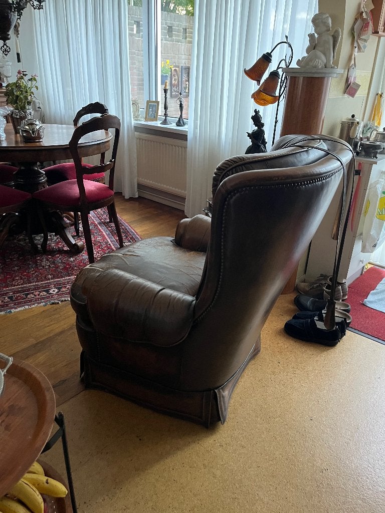 Fauteuil chesterfield, Ophalen, Gebruikt, 75 tot 100 cm, 75 tot 100 cm