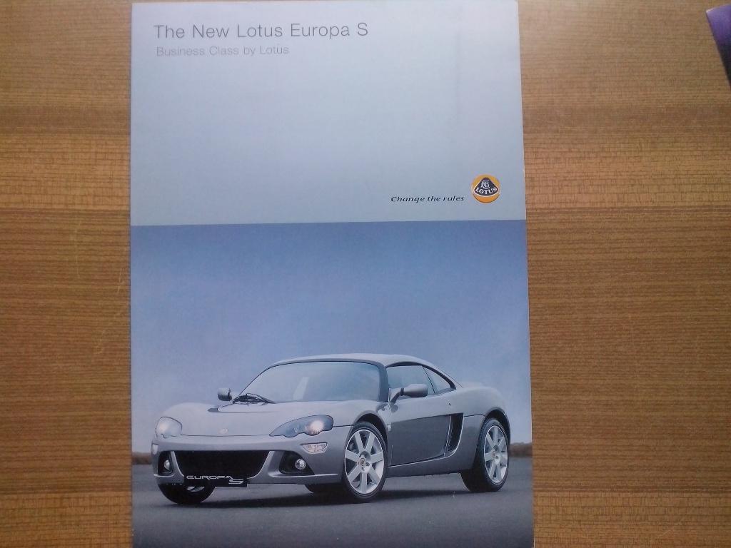 2x Lotus brochures folders: Lotus 3-Eleven + New Europa S, Ophalen of Verzenden, Zo goed als nieuw, Overige merken