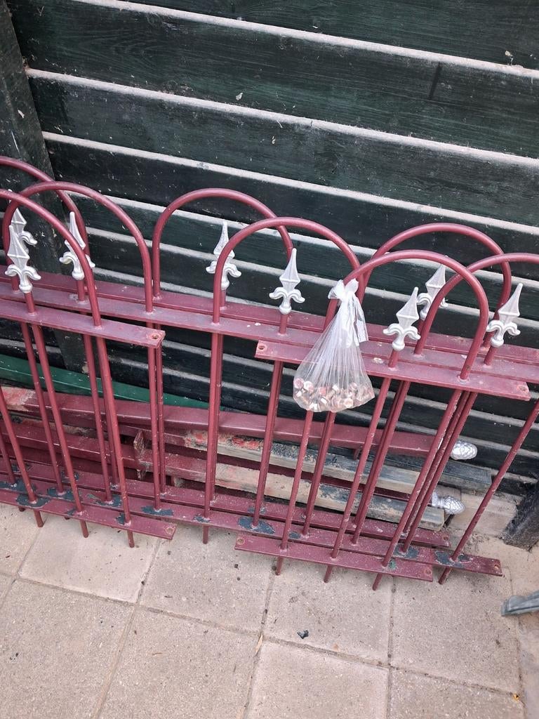 Sierhekwerk, Tuin en Terras, Tuinhekken en Hekwerk, Ophalen of Verzenden, Gebruikt, IJzer, Sierhekwerk