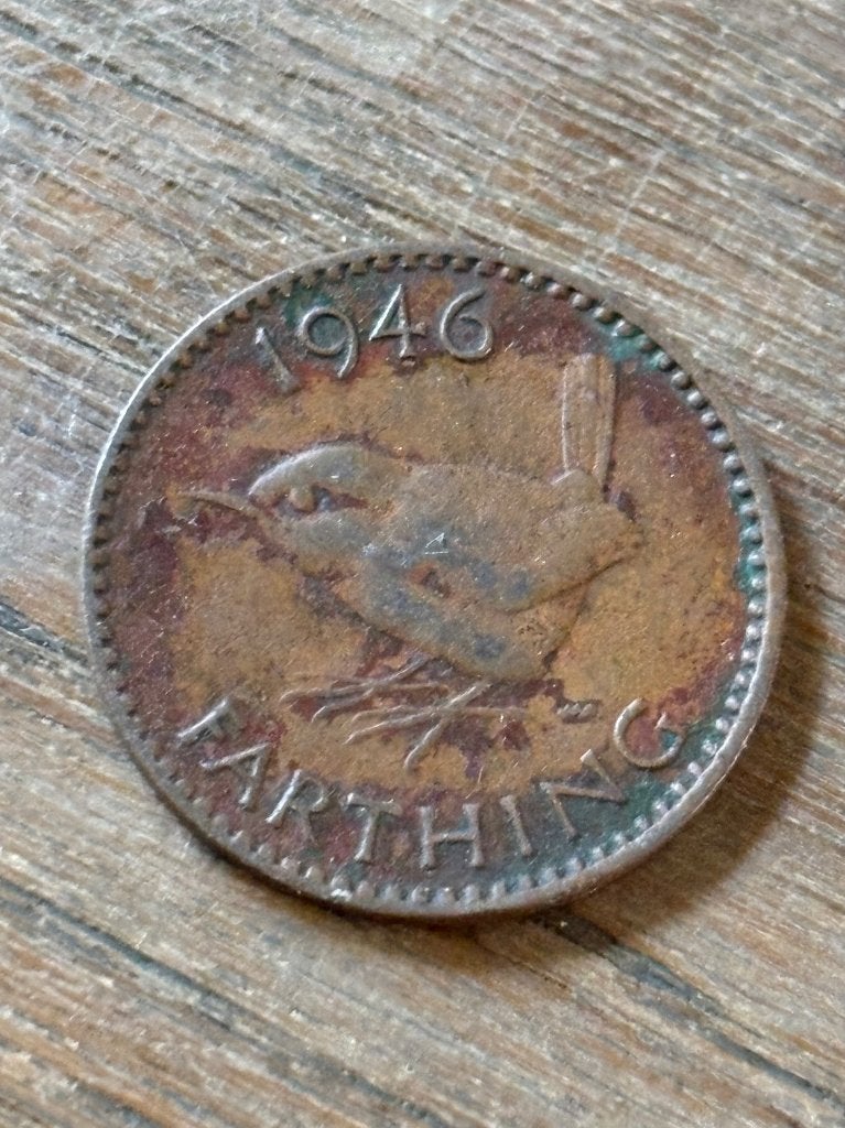 Farthing 1946, Ophalen of Verzenden, Overige landen, Losse munt