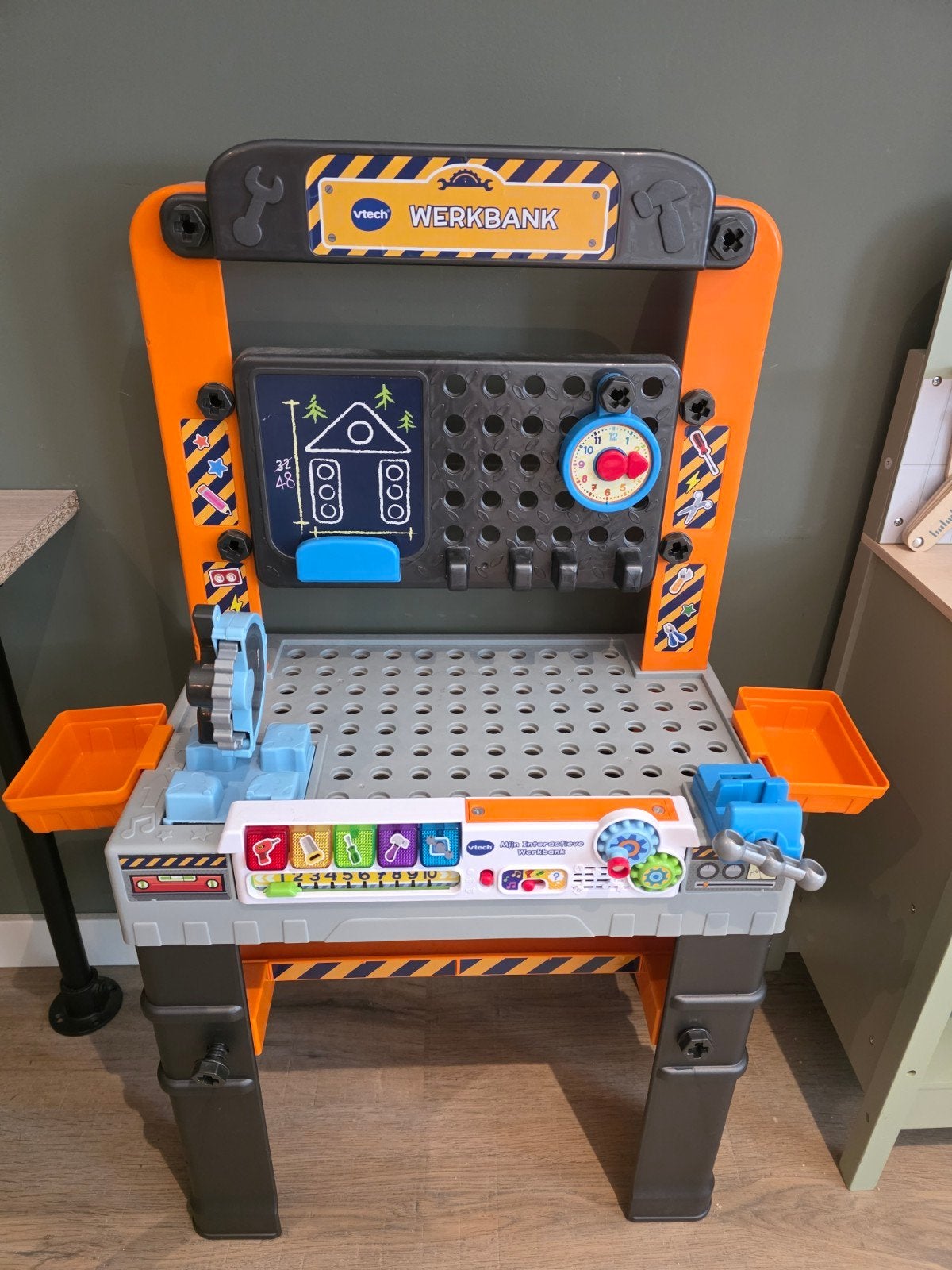Vtech werkbank met gereedschap, Ophalen, Zo goed als nieuw, Jongen of Meisje