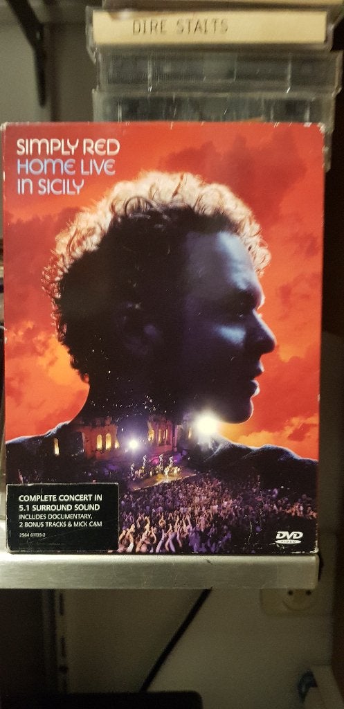 Simply Red - Home Live in Sicily DVD, Engels, Alle leeftijden, Nederlands, Inclusief doosje