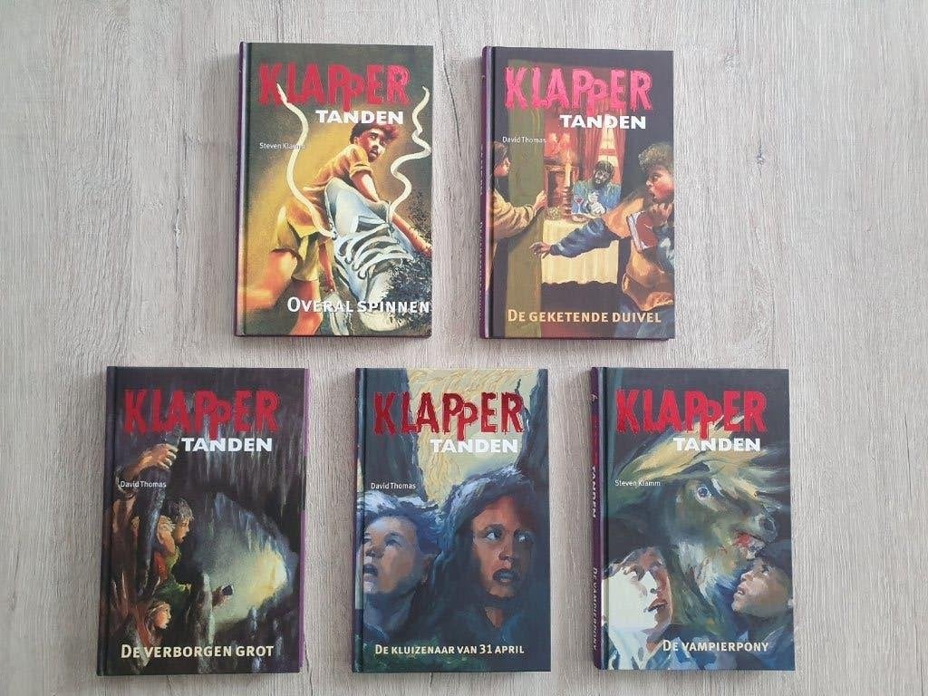 Klappertanden boekenreeks (5 boeken), Boeken, Kinderboeken | Jeugd | 10 tot 12 jaar, Ophalen of Verzenden, Gelezen, Steven Klamm, David Thomas