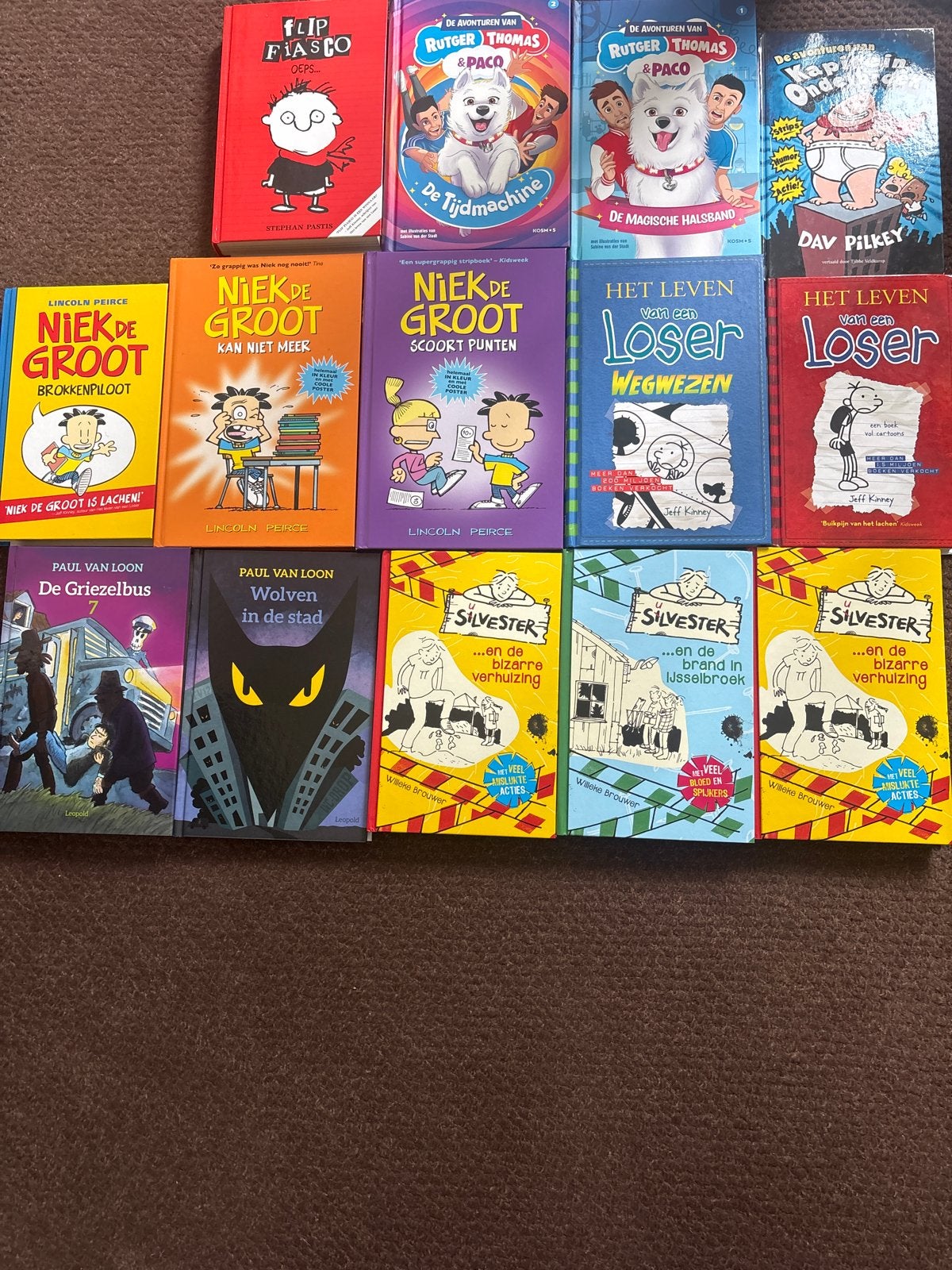 14 kinderboeken: Silvester, Paul van Loon, Niek de Groot e.a, Ophalen, Zo goed als nieuw, Fictie algemeen