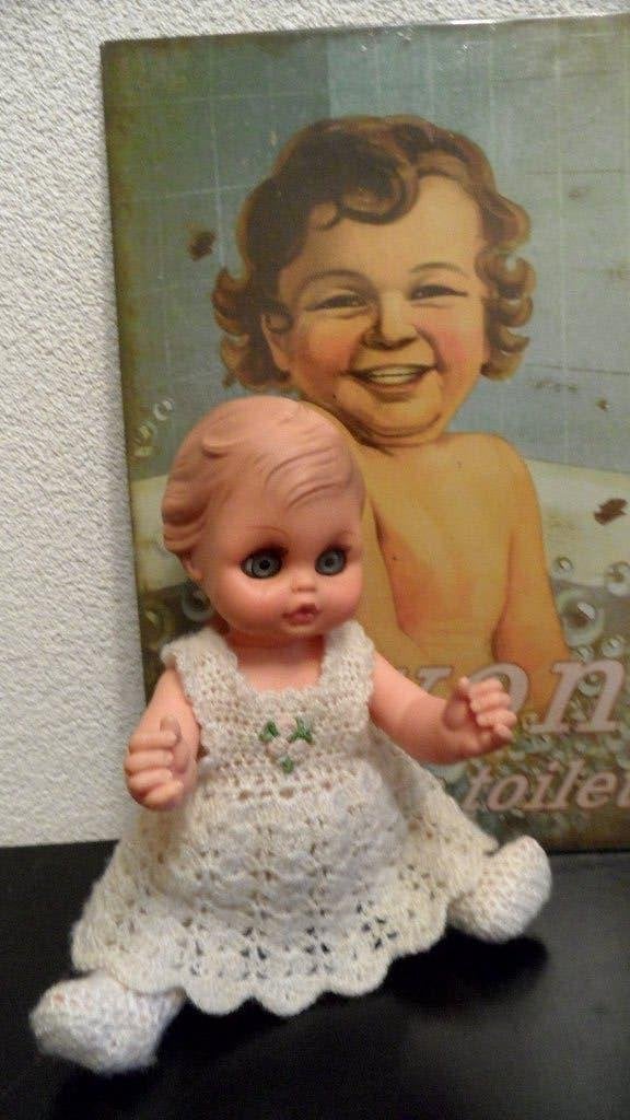 Lief vintage popje, Ophalen of Verzenden, Gebruikt, Pop