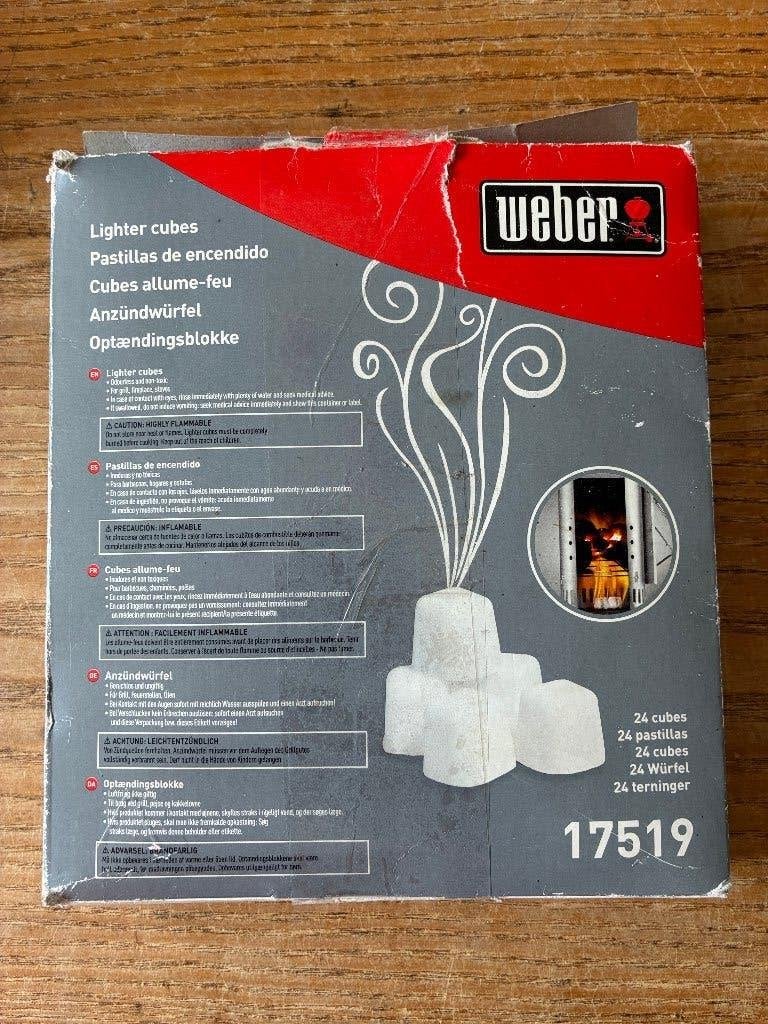Weber aanmaakblokjes - nieuw in doos, Ophalen of Verzenden, Nieuw, Weber