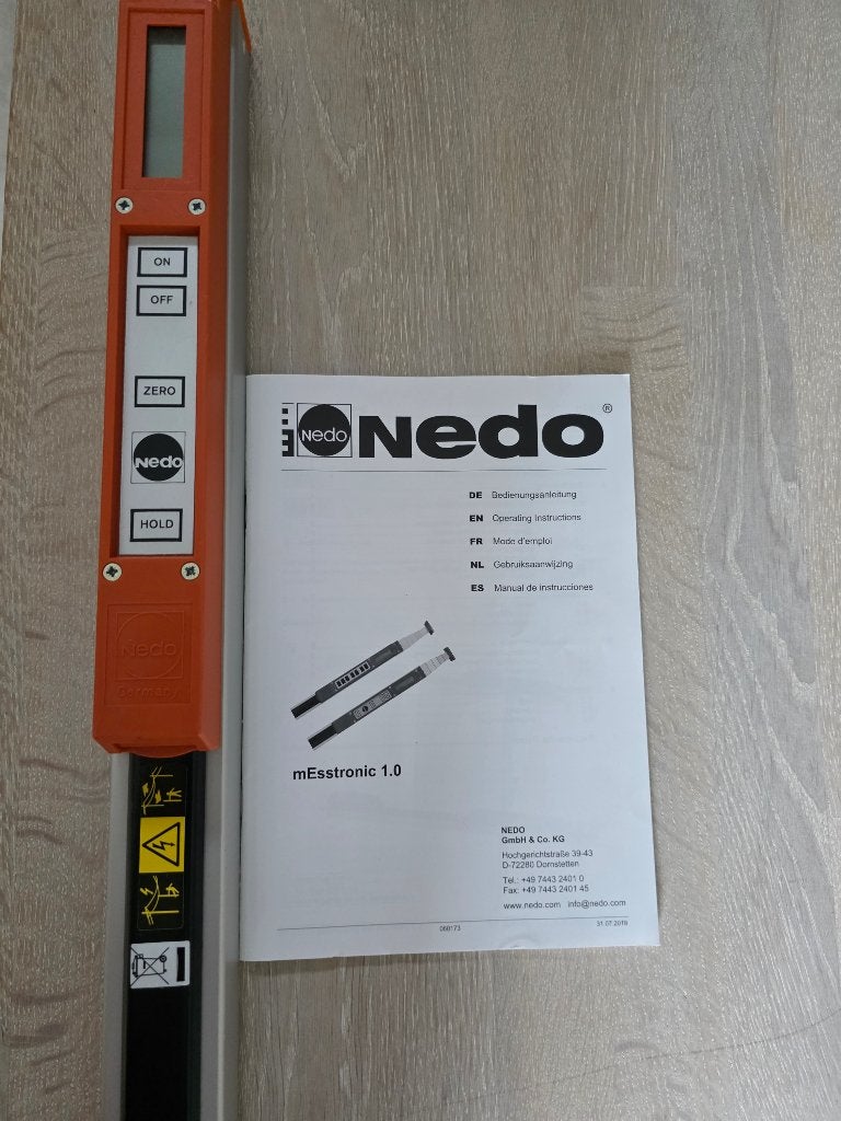 NEDO telescopische digitale meetstok 5m! NIEUW!!, Ophalen