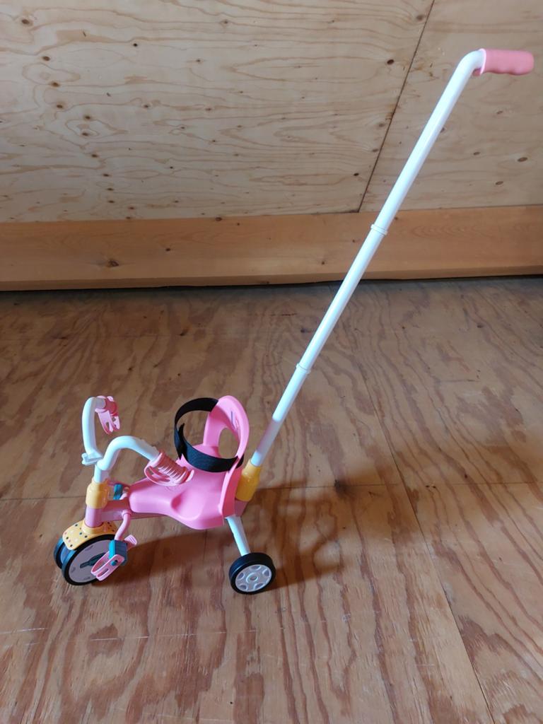 Baby born driewieler fiets, Ophalen