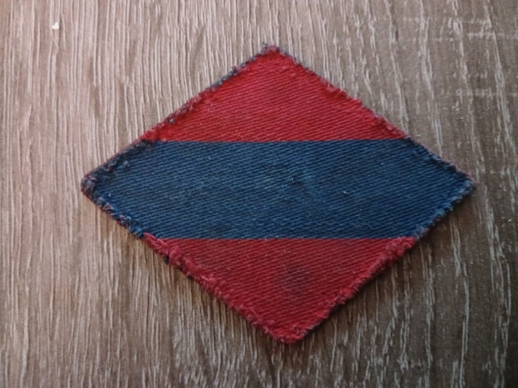 Patch 1st Division, Royal Canadian Army, Verzamelen, Militaria | Tweede Wereldoorlog, Ophalen of Verzenden, Landmacht, Engeland