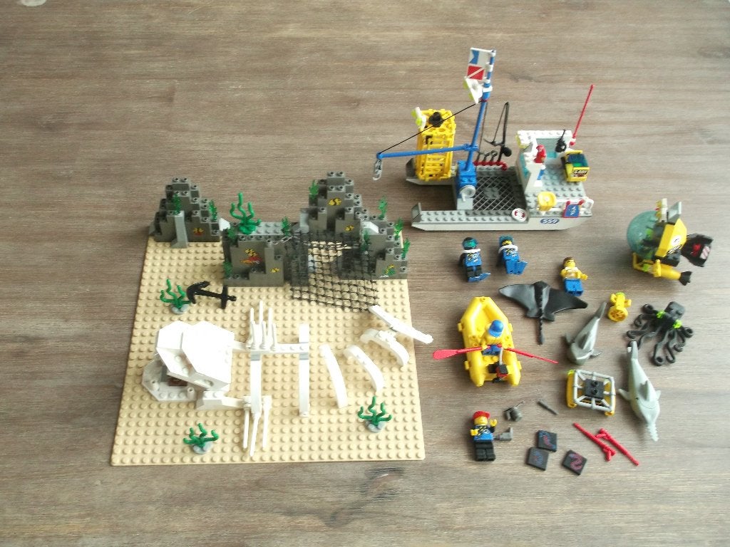 lego 6559 deep sea bounty (1997), Ophalen of Verzenden, Gebruikt, Complete set, Lego