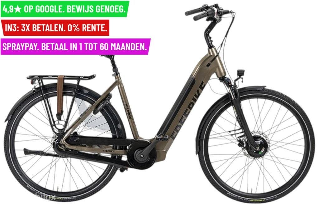 Freebike Melrose 1.1 Dames Coffee Brown M- Garantie/Levering