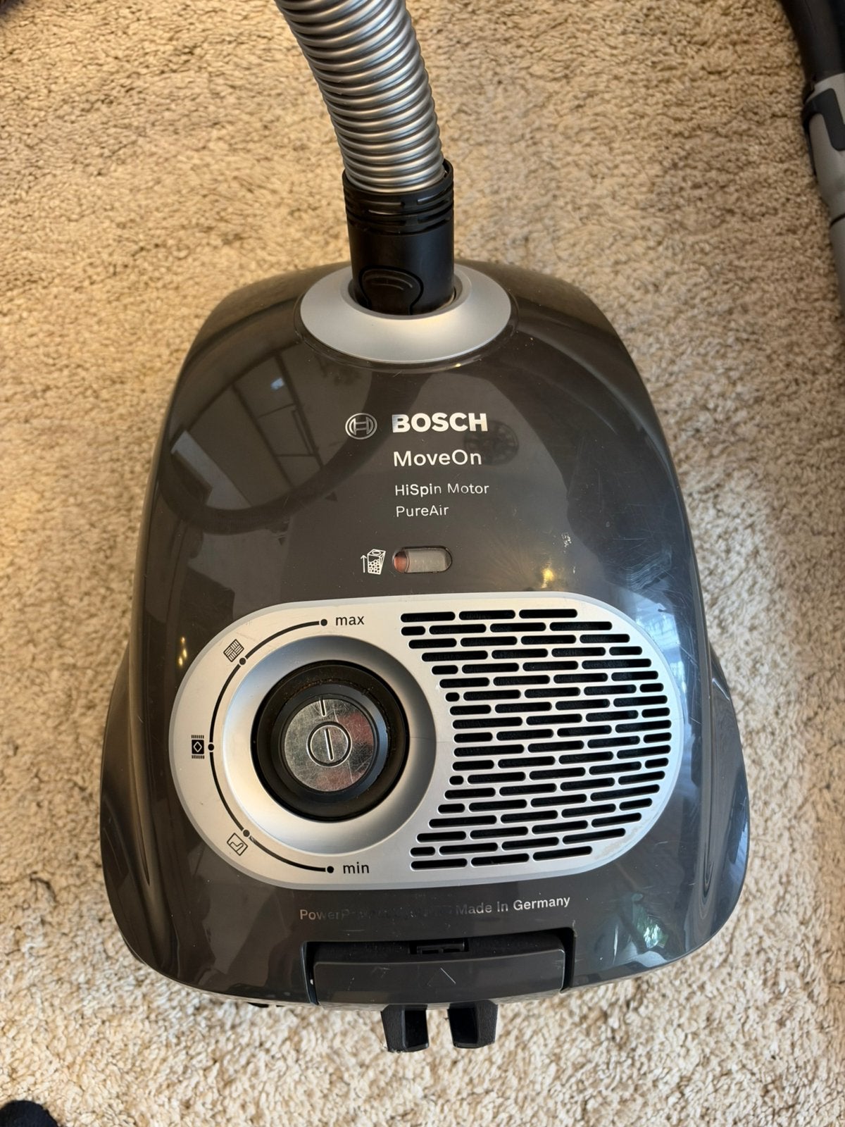 Bosch MoveOn HiSpin PureAir Stofzuiger – 600 Watt, Witgoed en Apparatuur, Ophalen, Zo goed als nieuw