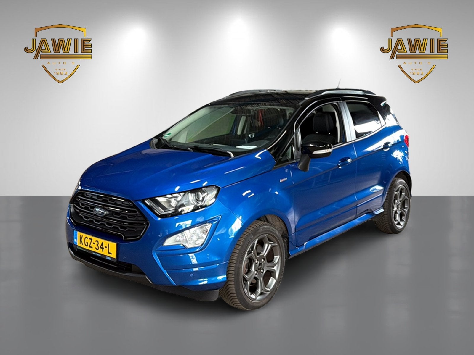 Ford EcoSport 1.0 EcoBoost ST-Line KGZ-34-L (bj 2019), Auto's, 1263 kg, Gebruikt, Zwart, Ecosport