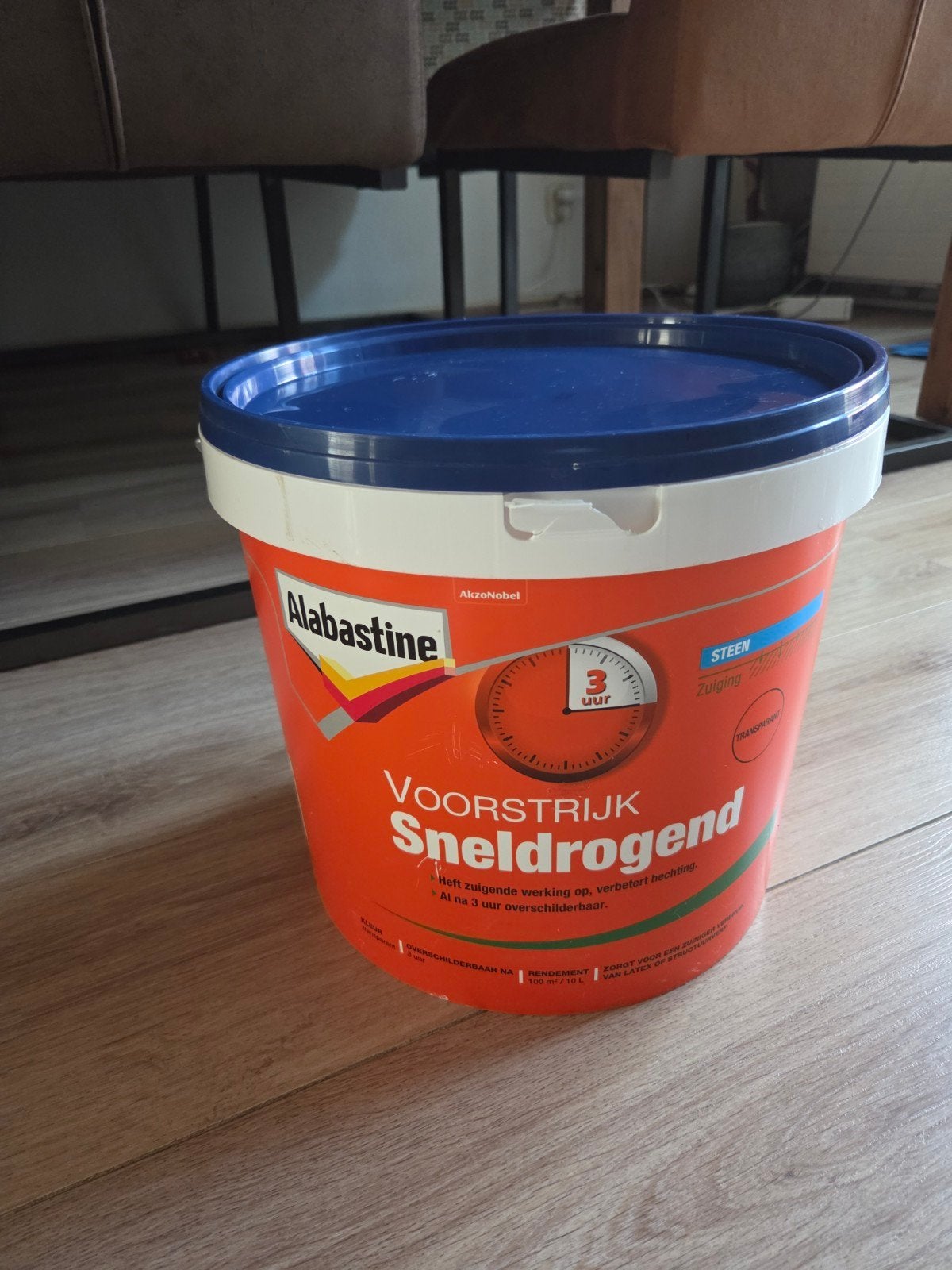 Alabastine Voorstrijk Sneldrogend 8 liter (10L emmer), Ophalen, Gebruikt, Overige kleuren, 5 tot 10 liter