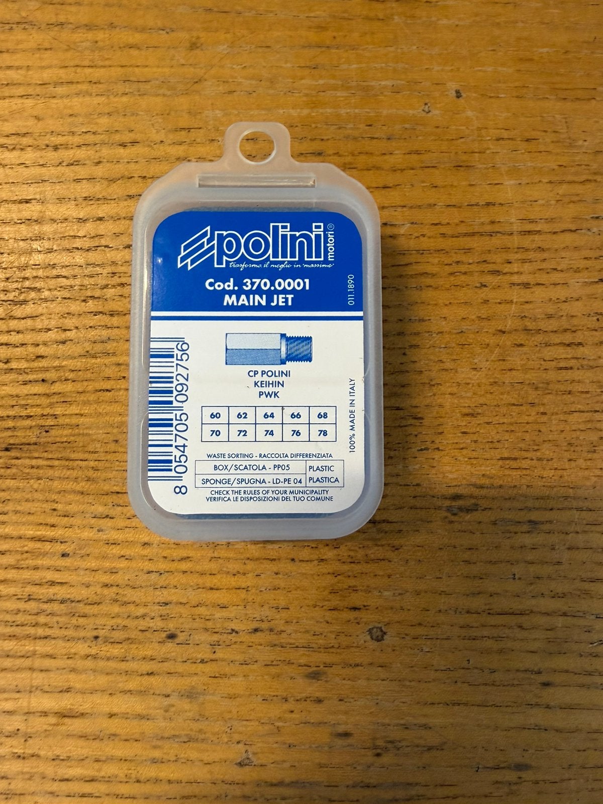 Polini Hoofdsproeier Set – Keihin PWK (60 t/m 78) – Nieuw, Fietsen en Brommers, Brommeronderdelen | Algemeen, Zo goed als nieuw