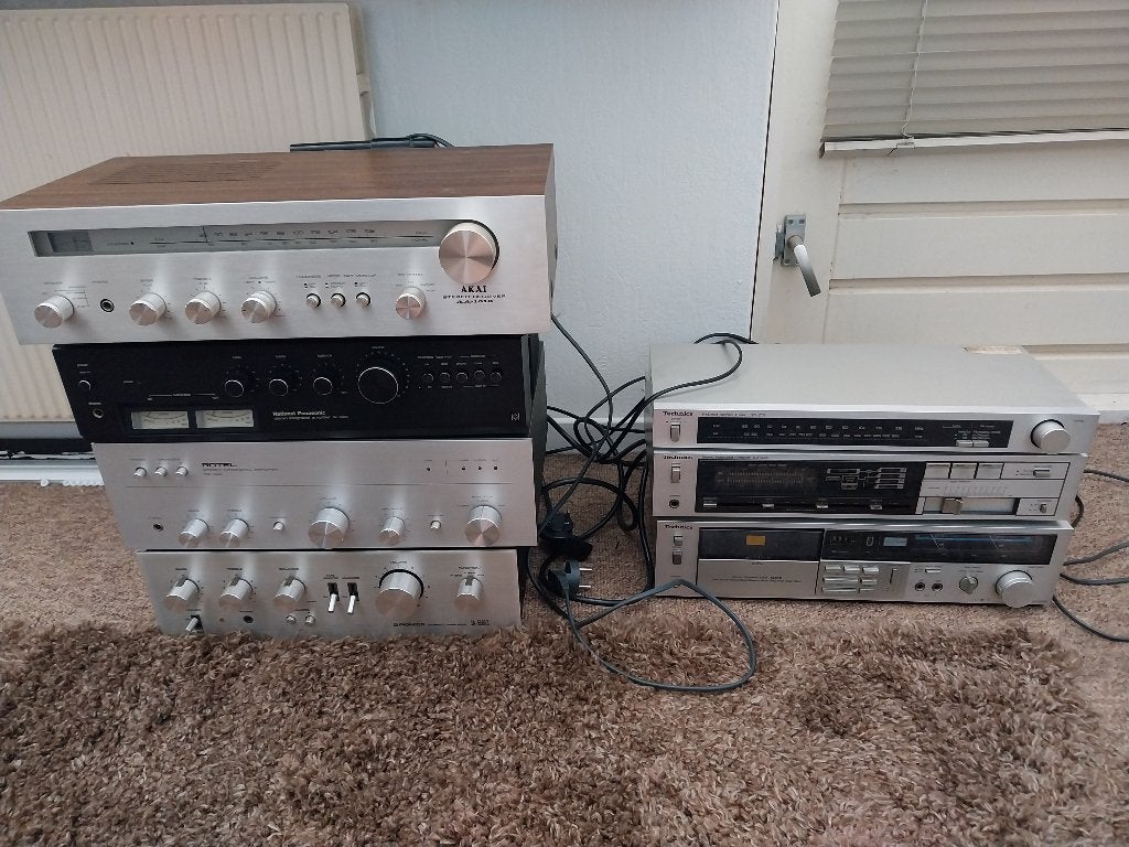 Versterkers receivers jaren 70,80, Gebruikt, Ophalen, Overige merken, Minder dan 60 watt