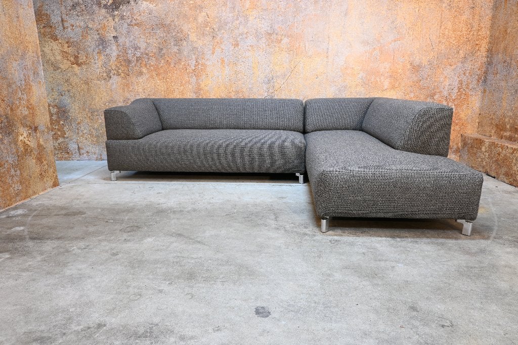 NIEUW beklede Leolux Faya Lobi design hoekbank De Ploeg stof