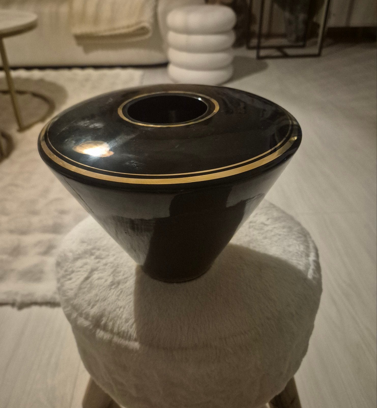 Vaas Velser Delfts Art Deco, Ophalen, Goud