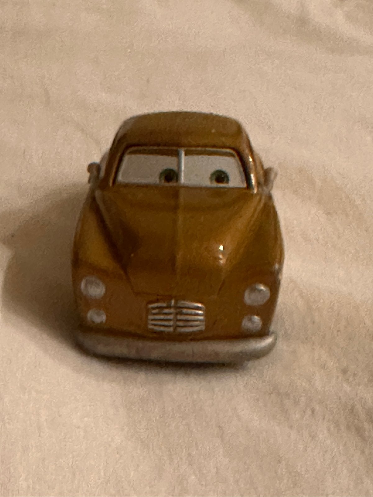 Disney Cars Hudson Hornet Speelgoedauto Goud, Verzenden, Gebruikt