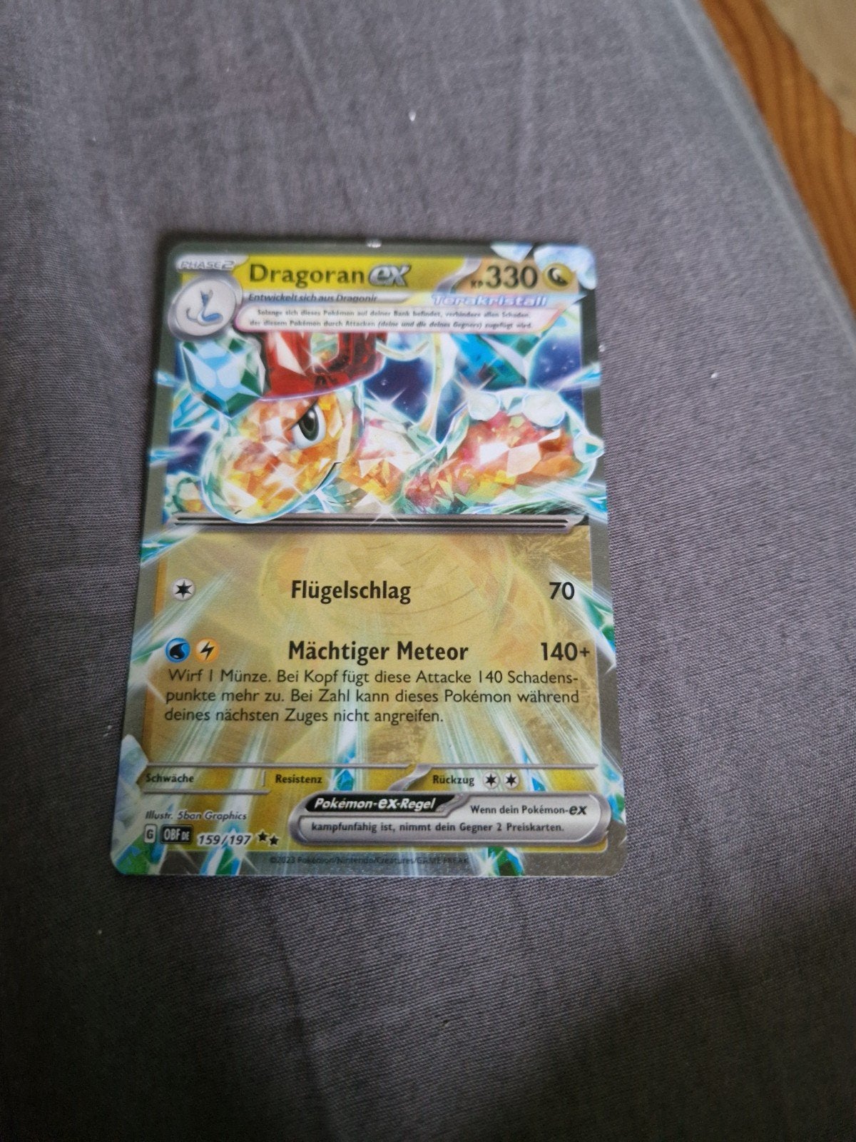 Pokémon drogonite/dragoran, Ophalen of Verzenden, Zo goed als nieuw, Losse kaart