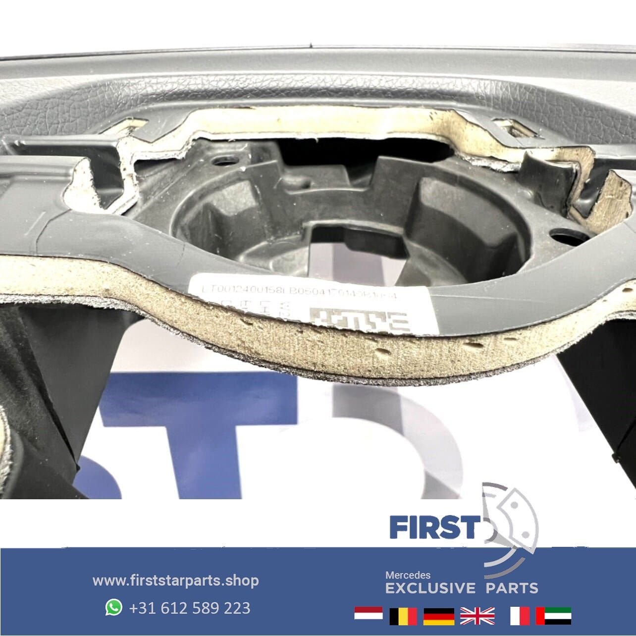 W205 AMG Dashboard ZWART Mercedes C klasse 2014-2021 zwart l, Auto-onderdelen, Dashboard en Schakelaars, Gebruikt, -, Ophalen of Verzenden