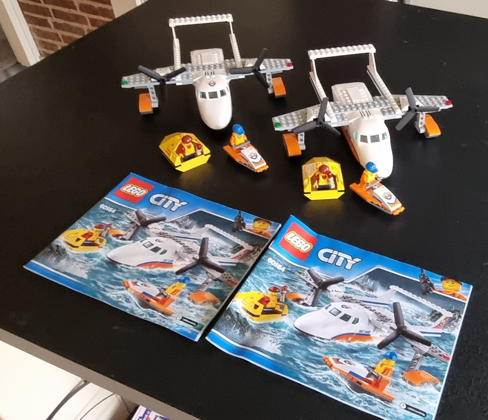 2x LEGO City 60164 Reddingsvliegtuig Set, City, Lego, Inclusief instructies, Ophalen of Verzenden