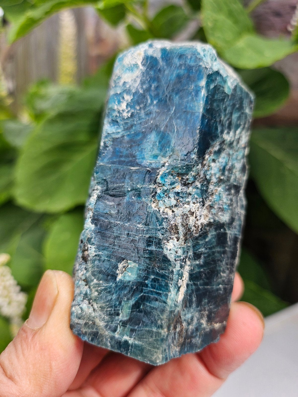 Grote Apatite Kristal uit Madagascar -, Ophalen of Verzenden