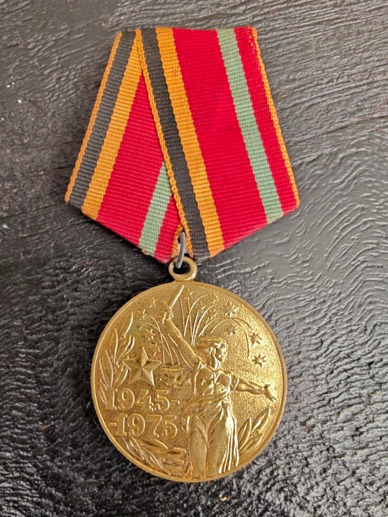 1945-1975 USSR Soviet WW2 30 Year Jubilee Medal - Rusland.., Ophalen of Verzenden, Landmacht, Embleem of Badge