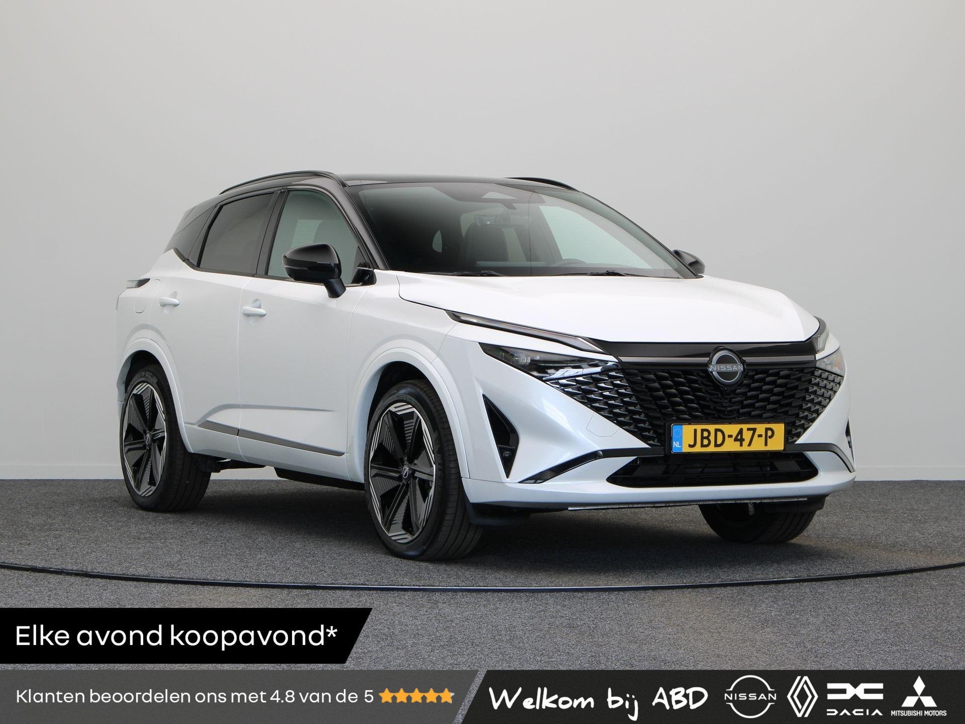 Nissan Qashqai 158pk MHEV Xtronic N-Design | Pilot assist |, Auto's, Nissan, Euro 6, 4 cilinders, Wit, 1365 kg