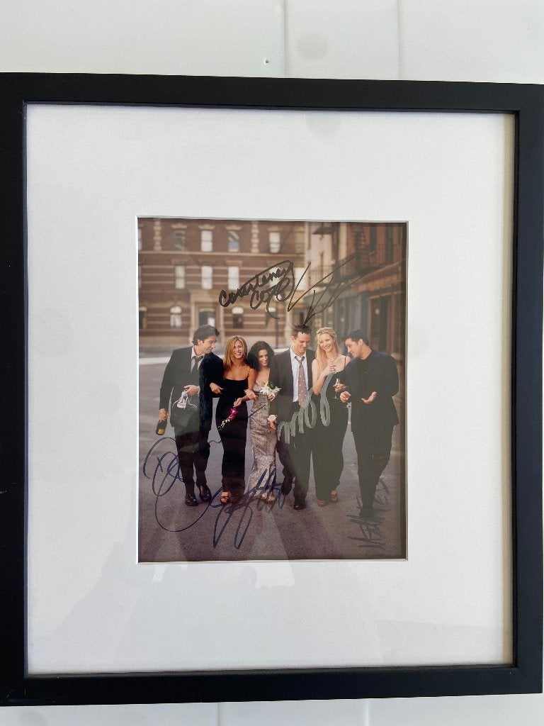 Originele handtekeningen van Friends cast., Ophalen of Verzenden, Zo goed als nieuw, Film, Foto of Kaart