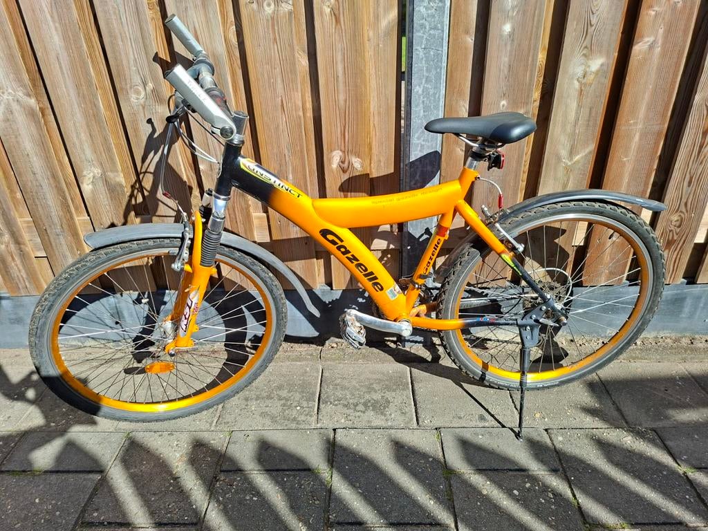 Gazelle Instinct Damesfiets - Oranje, Framemaat 46, Fietsen en Brommers, Ophalen of Verzenden, Gebruikt, Velgrem, Gazelle
