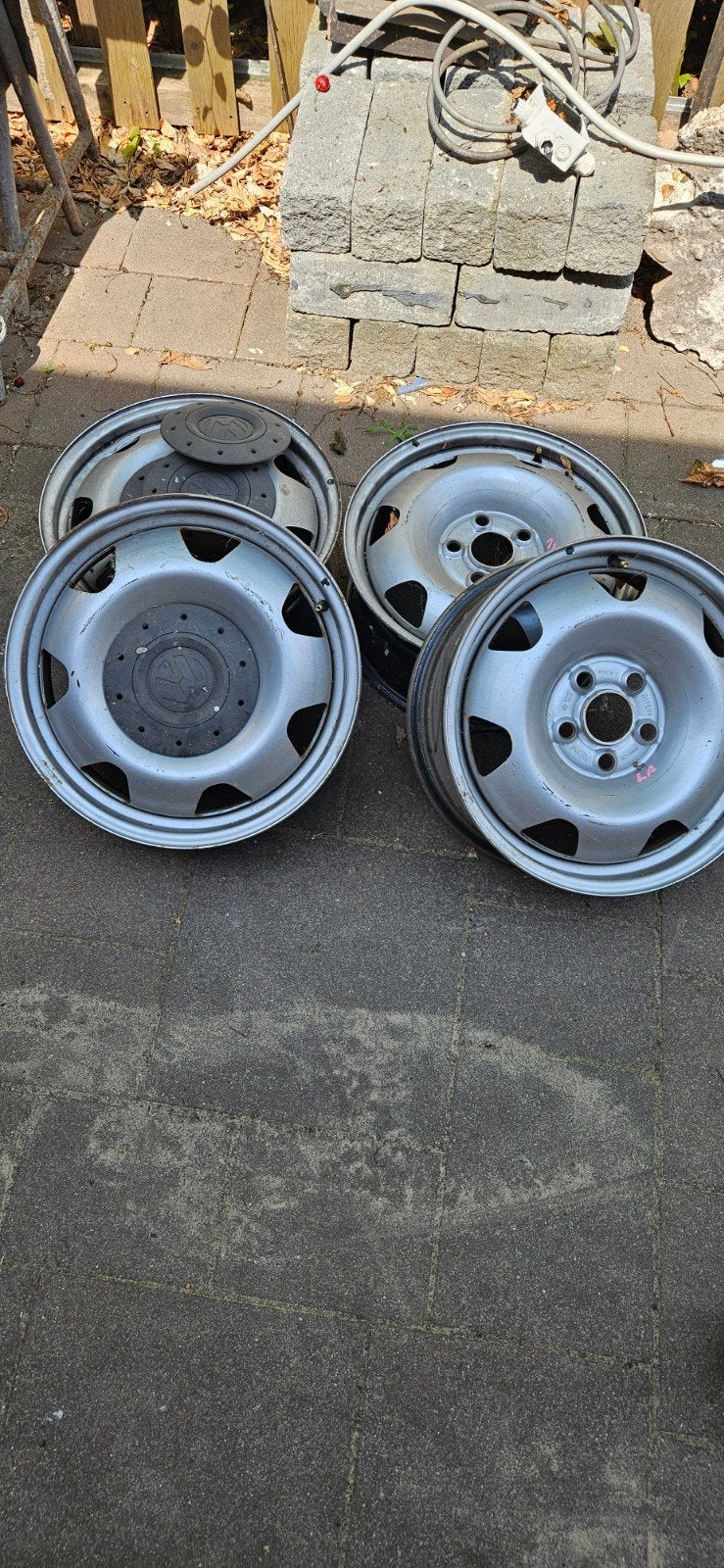 Stalen  17 inch x 7J  voor Volkswagen (ET55), Ophalen, Gebruikt